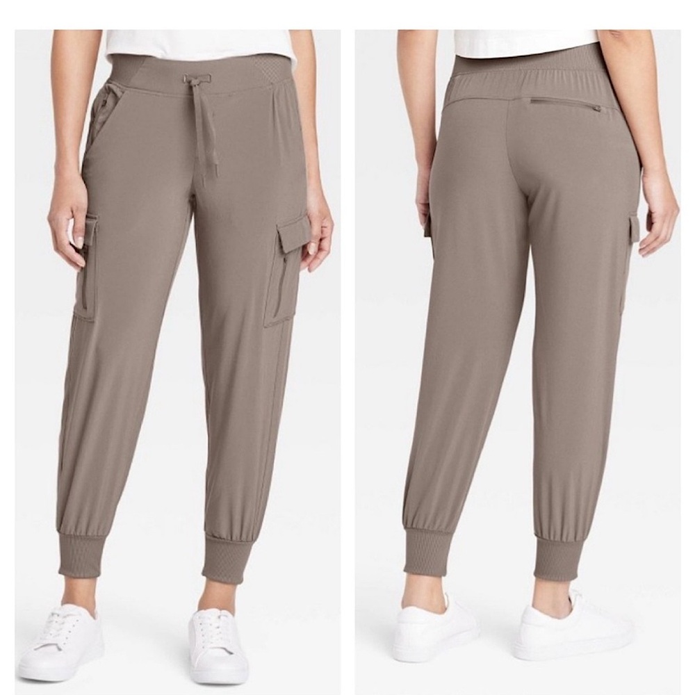 all in motion Taupe Cargo Joggers